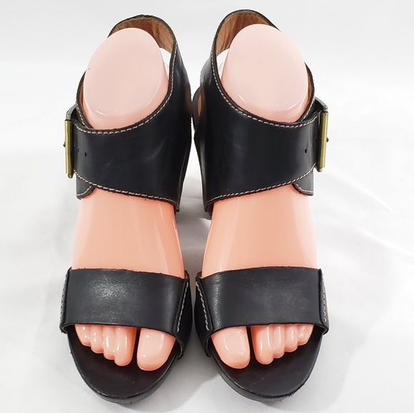 Clark's Artlsan Womens size 8 Leather Black Sandal - Picture 3 of 8